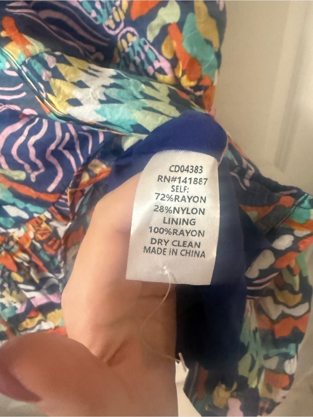 TCEC - BLUE SAMIRA DRESS - Picture 4 of 4